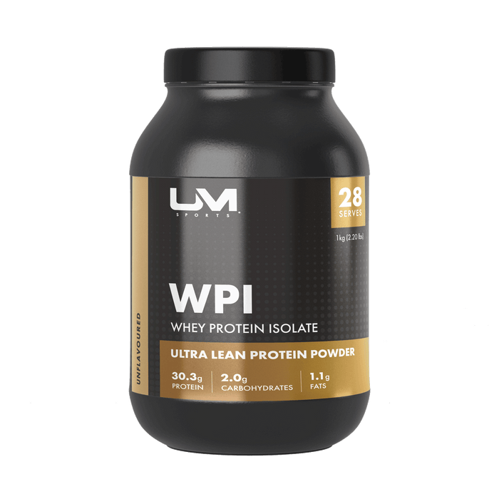 100% Whey Protein Isolate (WPI) Unflavoured by UM Sports