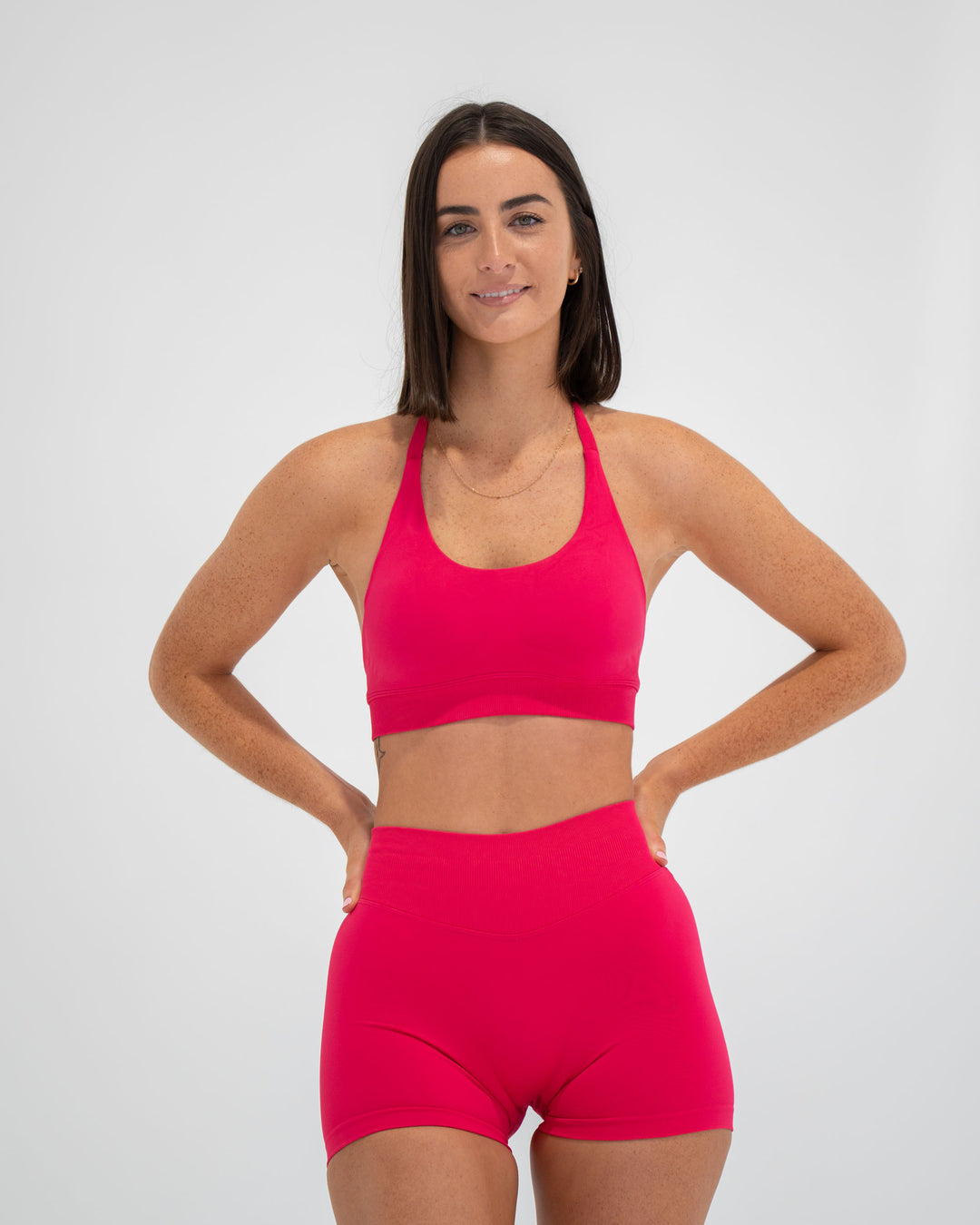 Seamless Sculpt Halter Bra