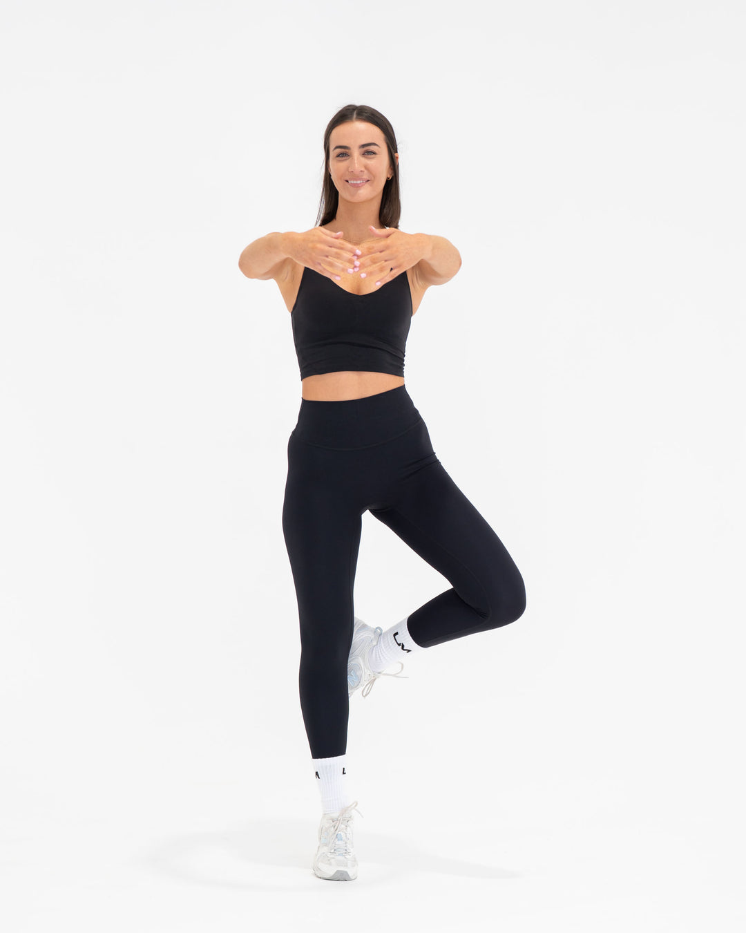 Form V Neck Crop Top